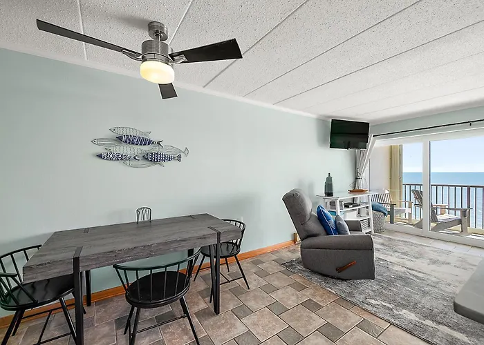 Ocean Front 1 Bedroom With Outdoor Pool In Sandpiper Dunes! Ferienhaus *